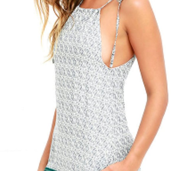 Mountain Fest Cream and Teal Green Print Swing Dress - Picture 2 of 11